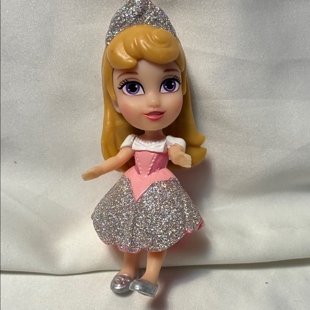 Disney My First Mini Princess Aurora Doll with Pink Dress 3” - Picture 2 of 5